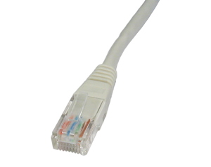 0.25m CAT5e Ethernet Cable Grey Full Copper 24AWG
