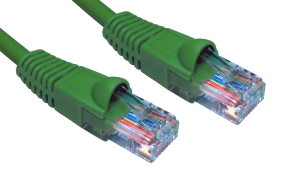 0.5m Snagless CAT6 Network Cable Green 24 AWG