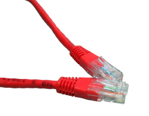 0.5m Red CAT6 Network Cable UTP Full Copper