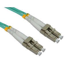 1m OM3 LC-LC 50/125 Fibre Optic Network Cable Aqua