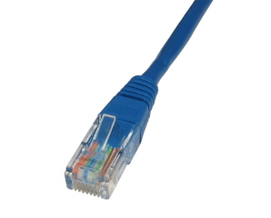 20m CAT5e Ethernet Cable Blue Full Copper 24AWG