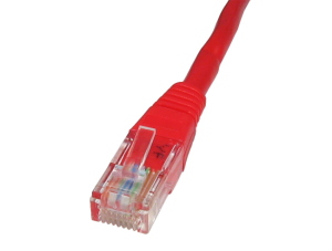 20m CAT5e Ethernet Cable Red Full Copper 24AWG