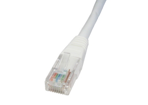 10m CAT5e Ethernet Cable White Full Copper 24AWG
