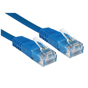 5M CAT5e Flat Network Cable Blue