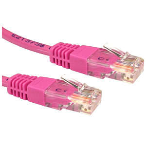 5M Pink Patch Cable CAT5e UTP Full Copper 26AWG