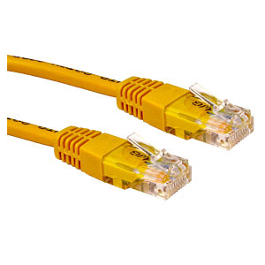 Network Cable 10M CAT5e UTP Full Copper 26AWG Yellow