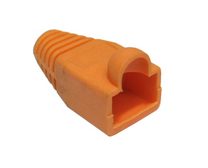 RJ45 Snagless Connector Boot Orange