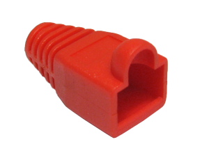 RJ45 Snagless Connector Boot Red
