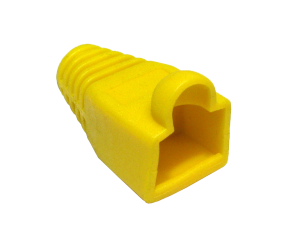RJ45 Snagless Connector Boot Yellow