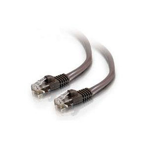 0.25m Network CAT5e Patch Lead Moulded Brown