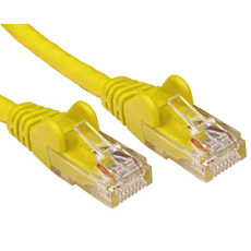 CAT5e Ethernet Cable YELLOW 0.25m