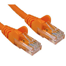 CAT6 Low Smoke Network Cable ORANGE 0.5m