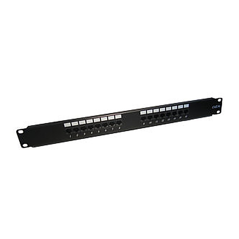 16 Port CAT5e Punch Down Patch Panel