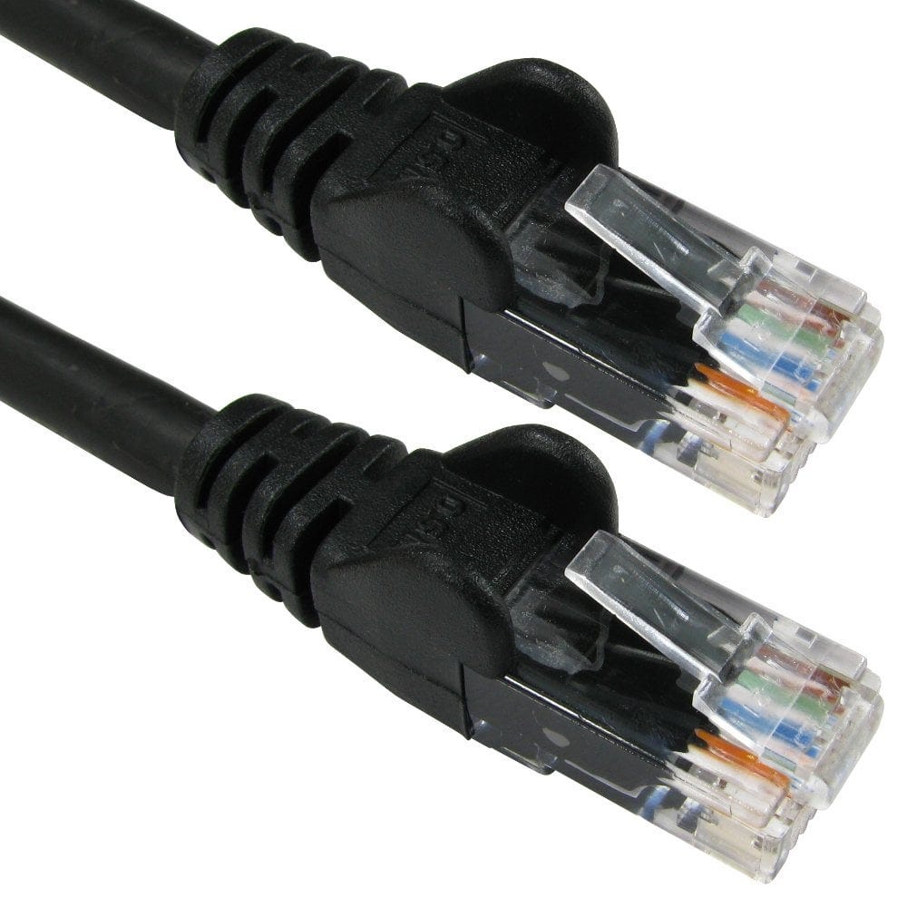 CAT6 Low Smoke Network Cable BLACK 3m