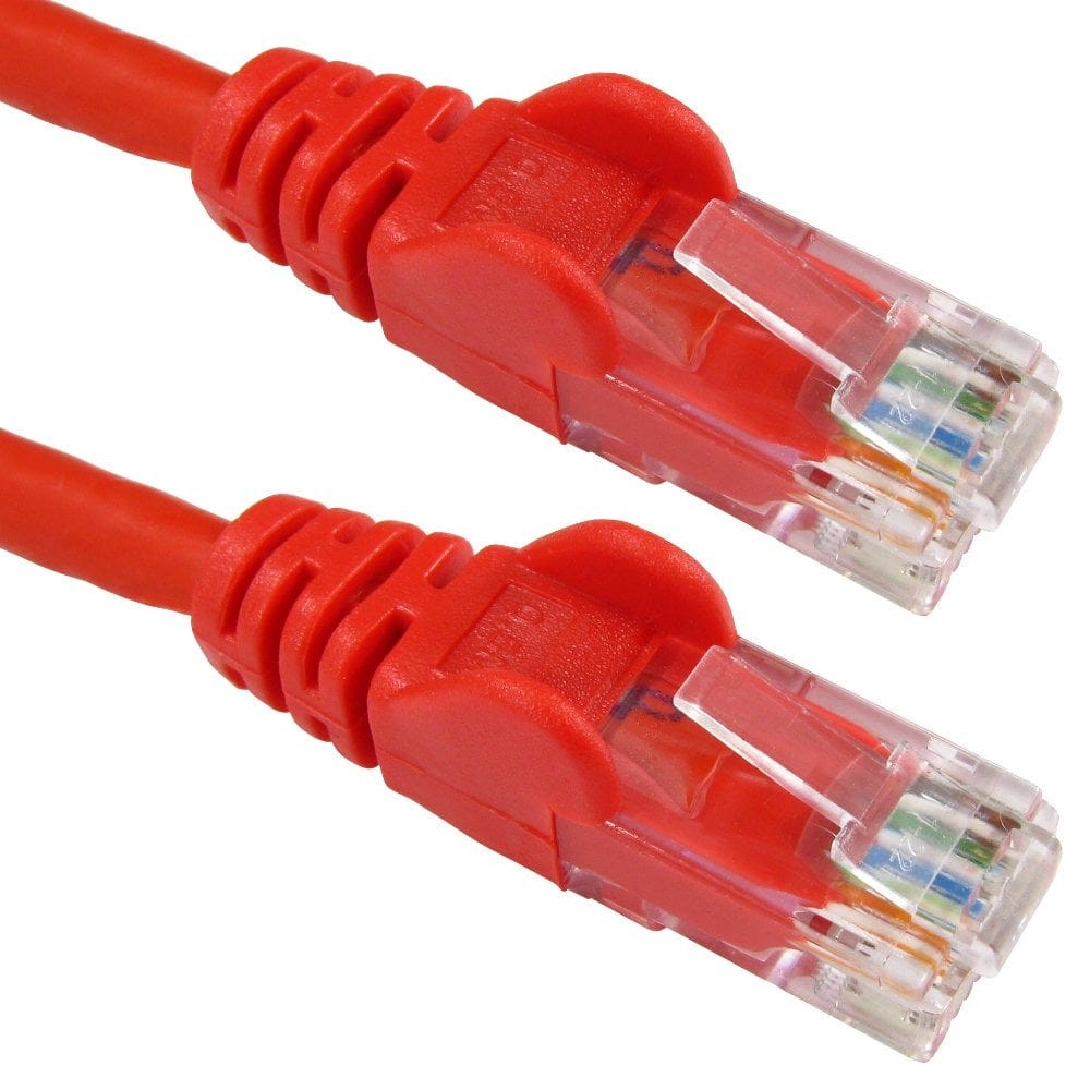 CAT6 Low Smoke Network Cable RED 3m