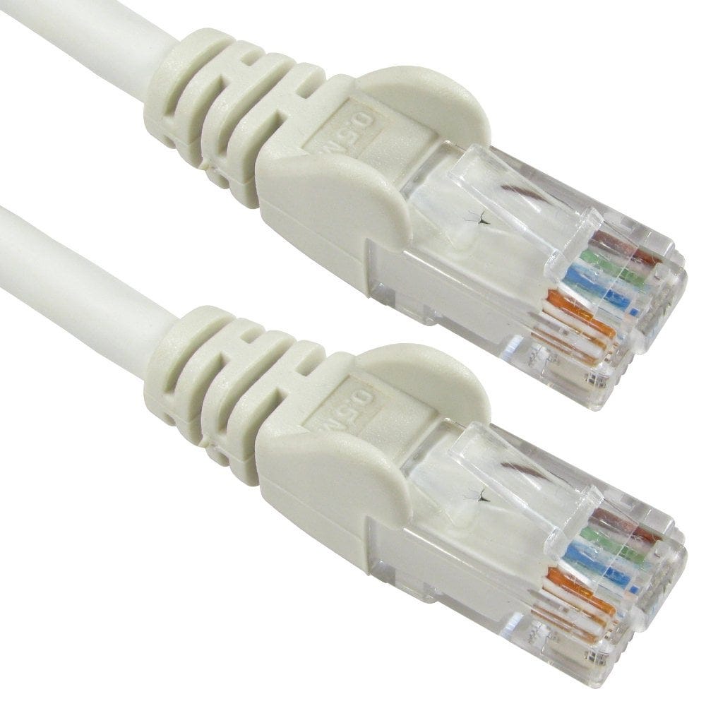 CAT6 Low Smoke Network Cable WHITE 3m