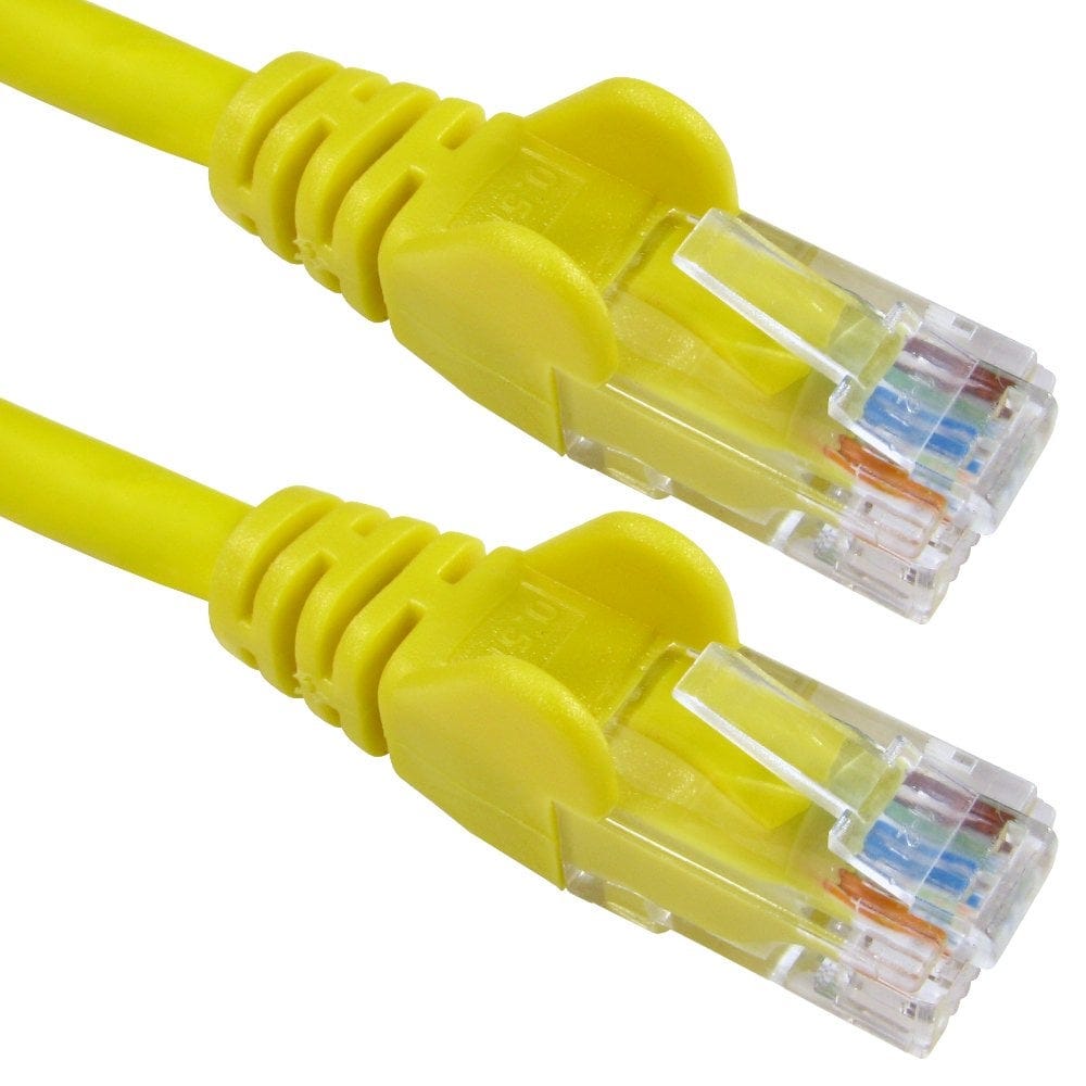 CAT6 Low Smoke Network Cable YELLOW 3m