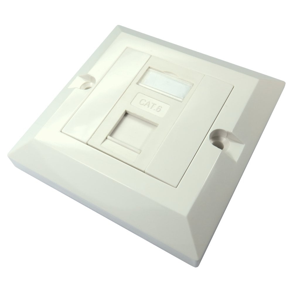 Single CAT6 Faceplate