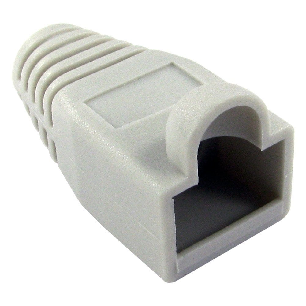 RJ45 Snagless Connector Boot Grey