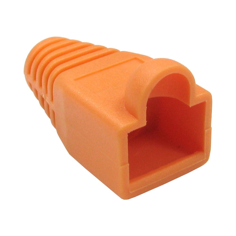 RJ45 Snagless Connector Boot Orange