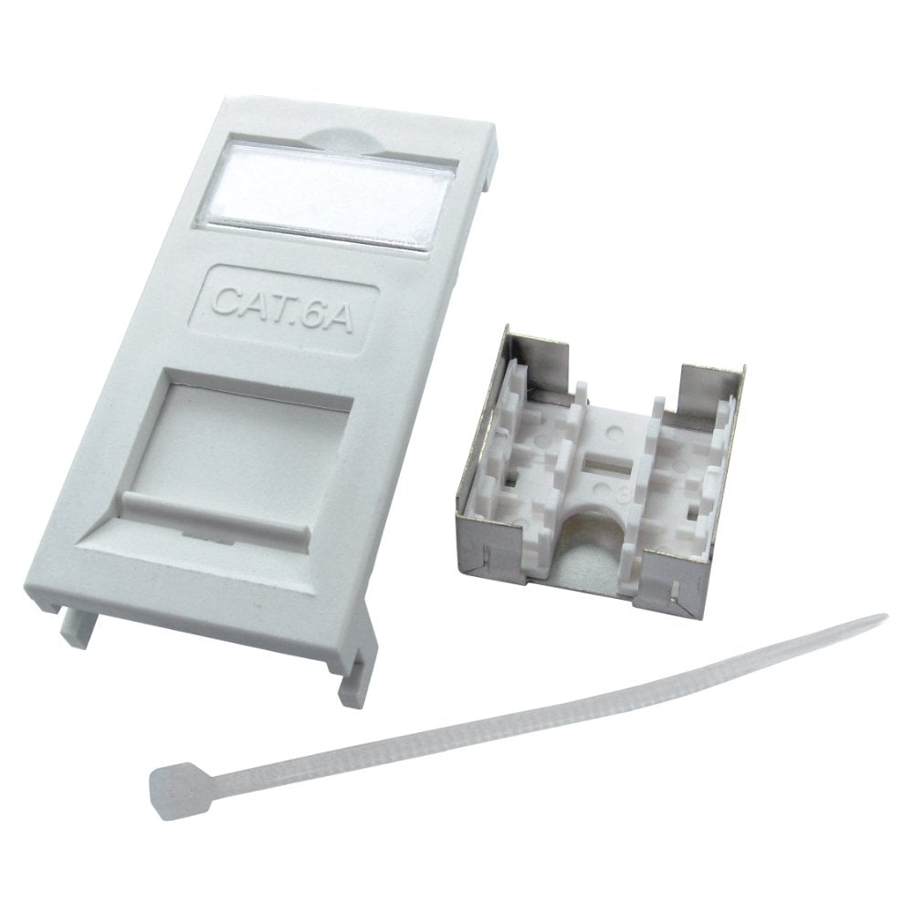 Shielded Cat6A Euro Data Module, Punch Down