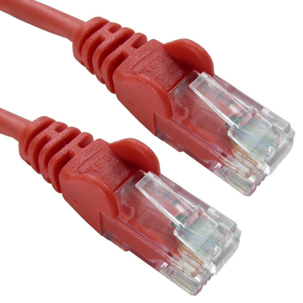 CAT5e Ethernet Cable RED 0.25m