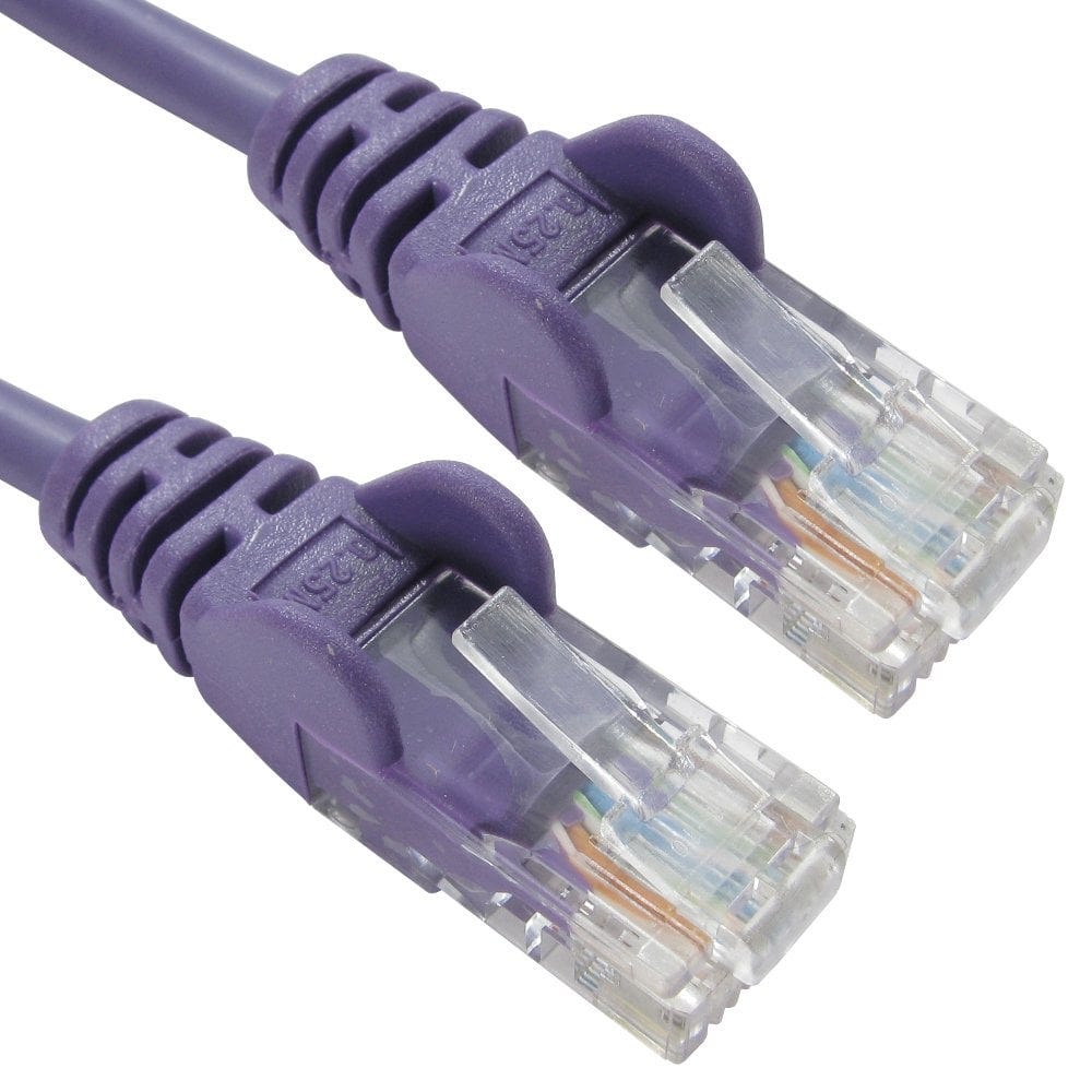 CAT5e Ethernet Cable VIOLET 0.5m