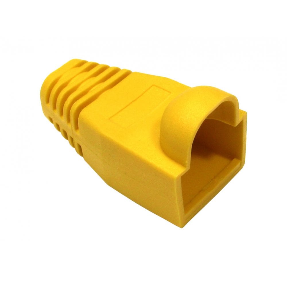 RJ45 Snagless Connector Boot Yellow