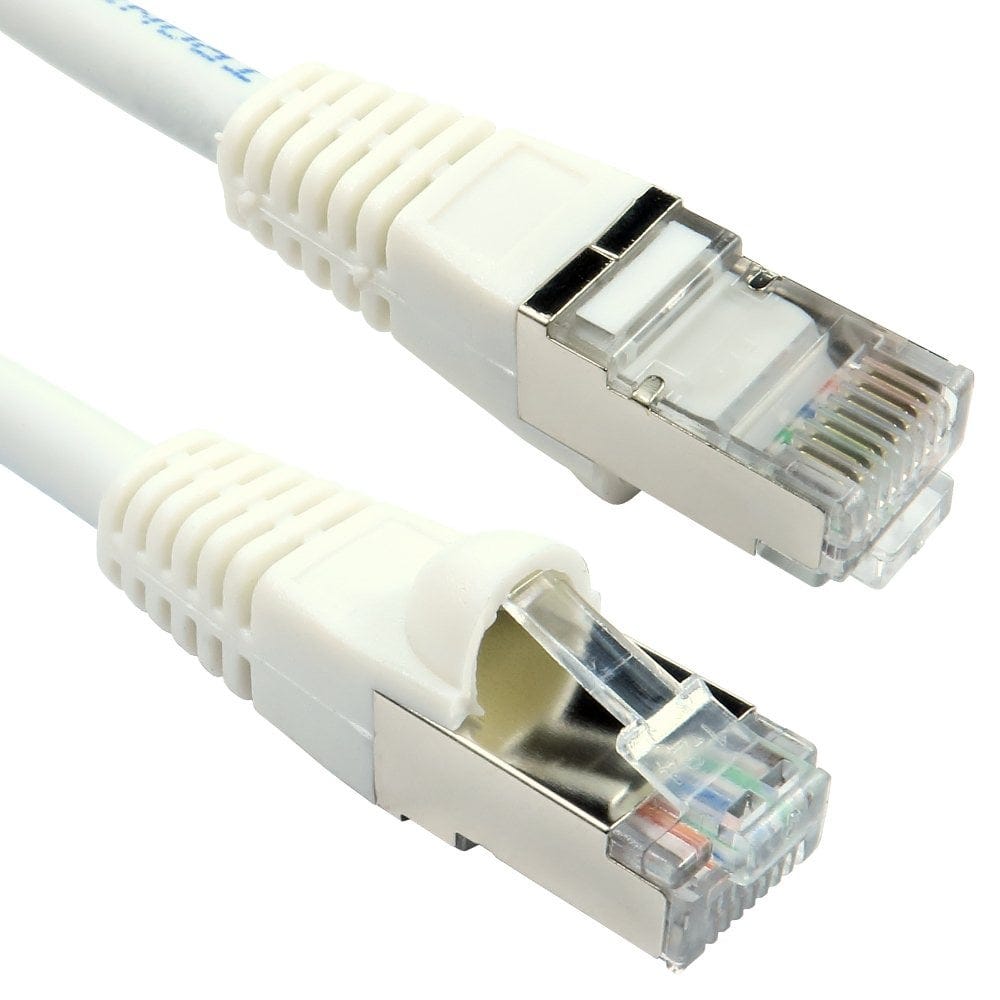 15m CAT6A Ethernet Cable White