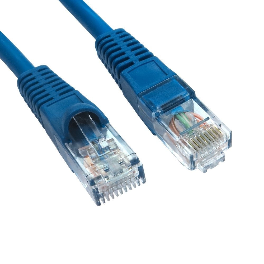 15m Snagless Ethernet Cable CAT6 UTP LSOH Blue