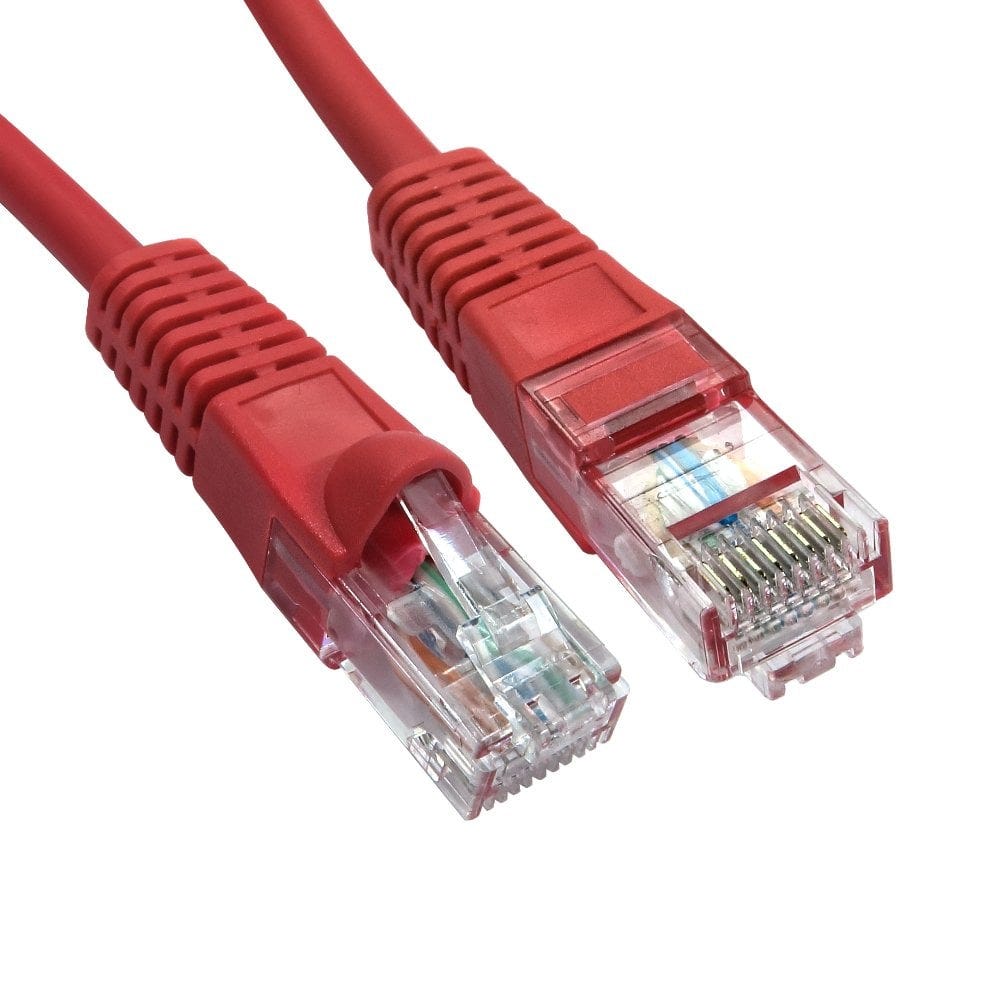 15 Mtr Network Cable CAT6 Red Snagless LSOH