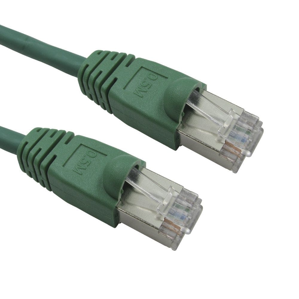 15m Shielded Ethernet Cable FTP/SSTP CAT6 Green