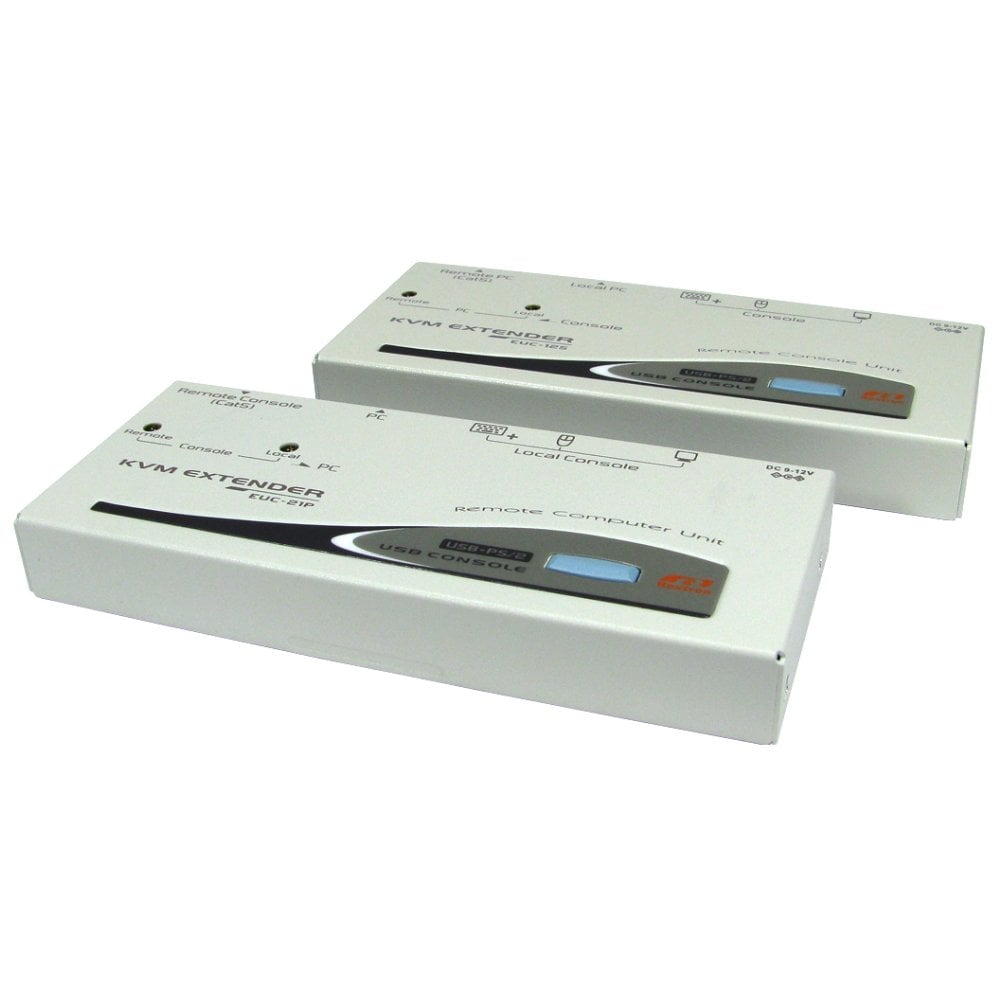 USB and VGA KVM Console Extender over CAT5e, 150m
