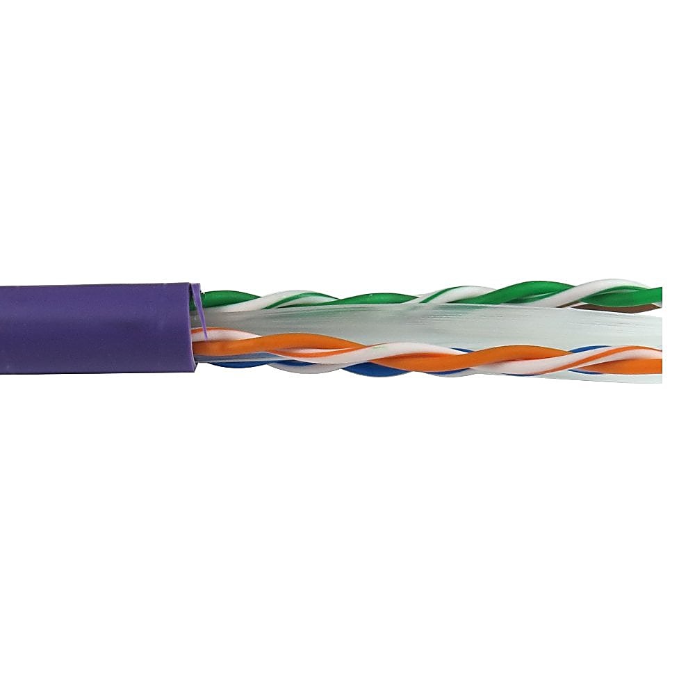 305m CAT6 Network Cable Reel Violet LSZH