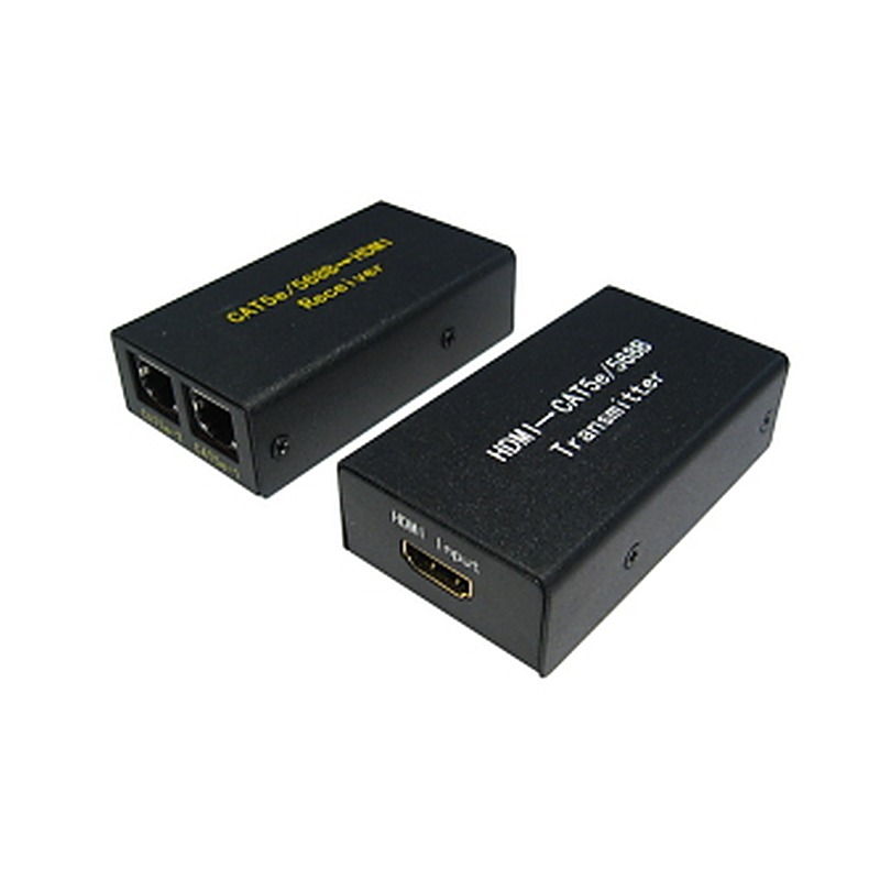 HDMI Extender over Two CAT5/CAT6 Cables, 30m