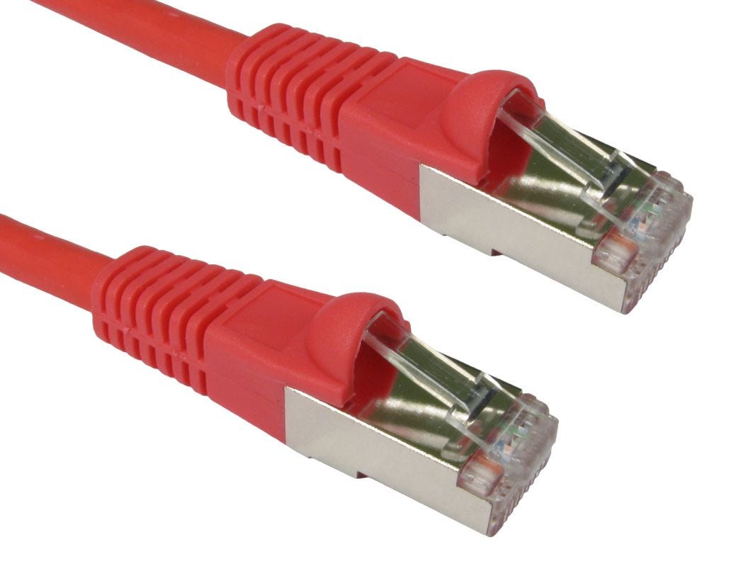 2m CAT6A Network Patch Cable Red