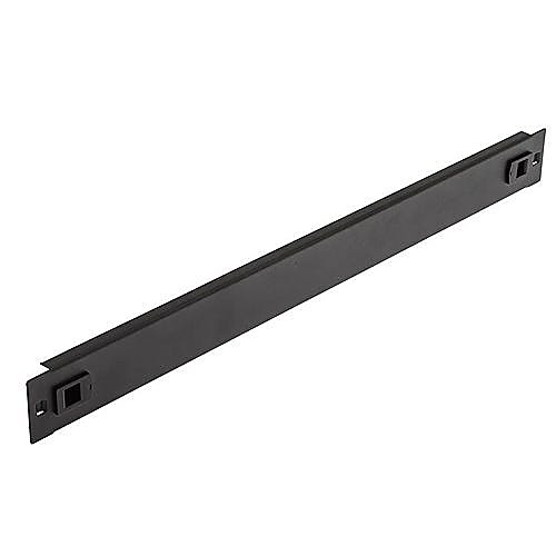 Tool-Less 19 Inch Rack Blanking Plate, 1U, Black
