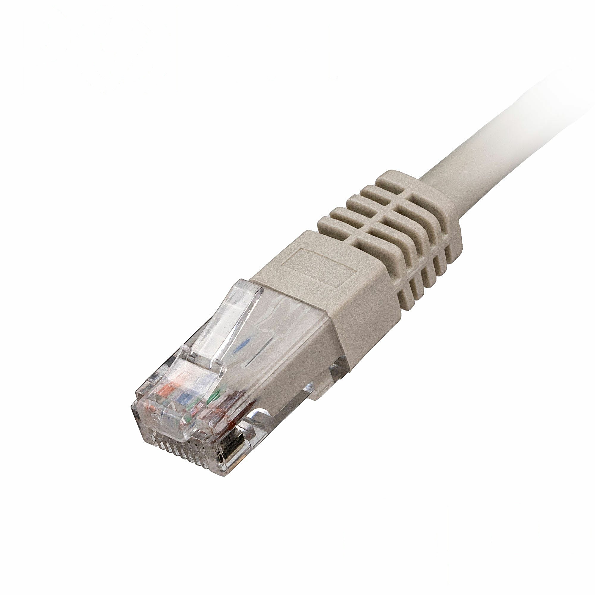 100 Pack of 0.5m CAT6 U/UTP Network Cables Grey 24AWG