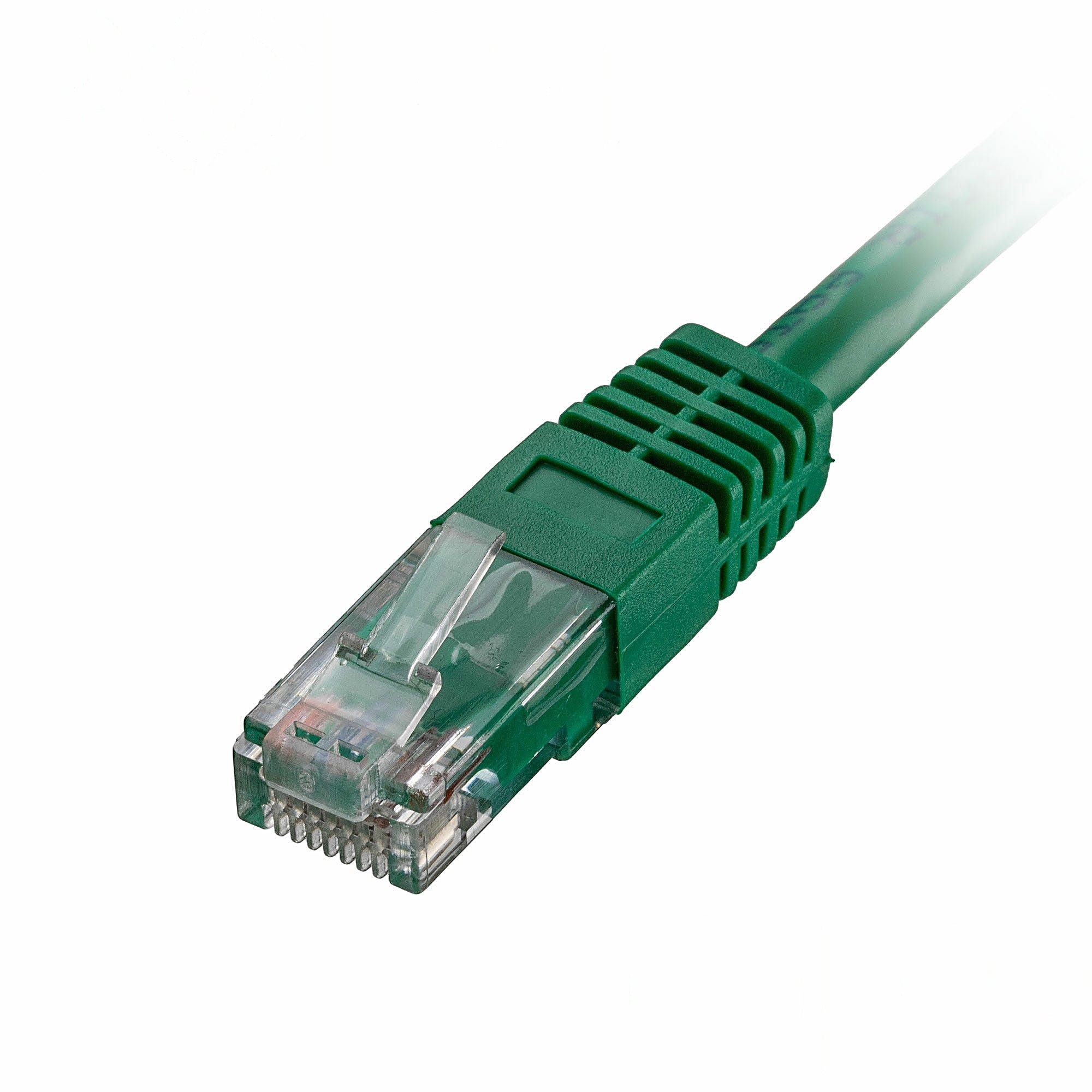 100 Pack of 0.3m CAT6 U/UTP Network Cables Green 24AWG