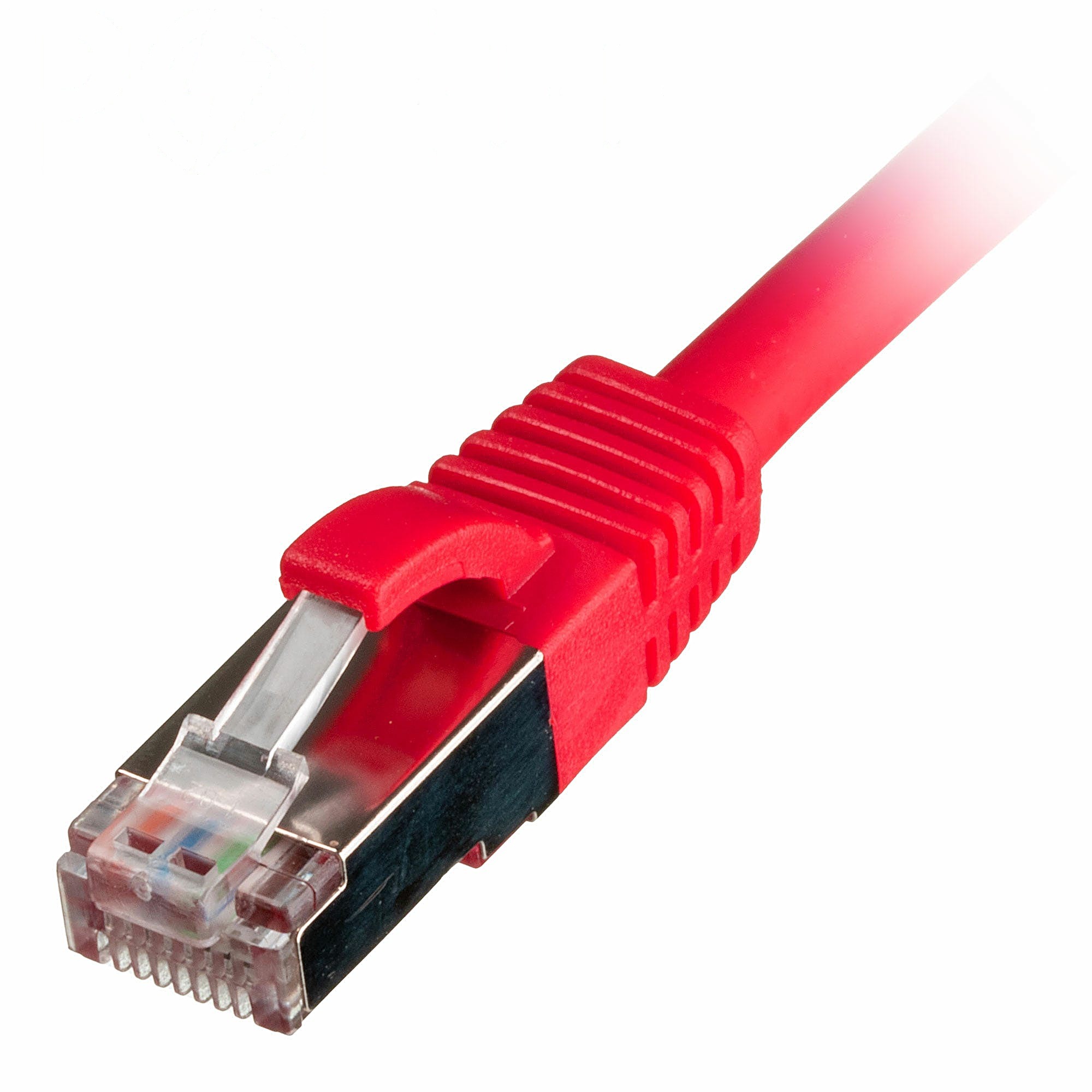 15m CAT6A S/FTP Snagless Network Cable Red LSZH 26AWG PoE++