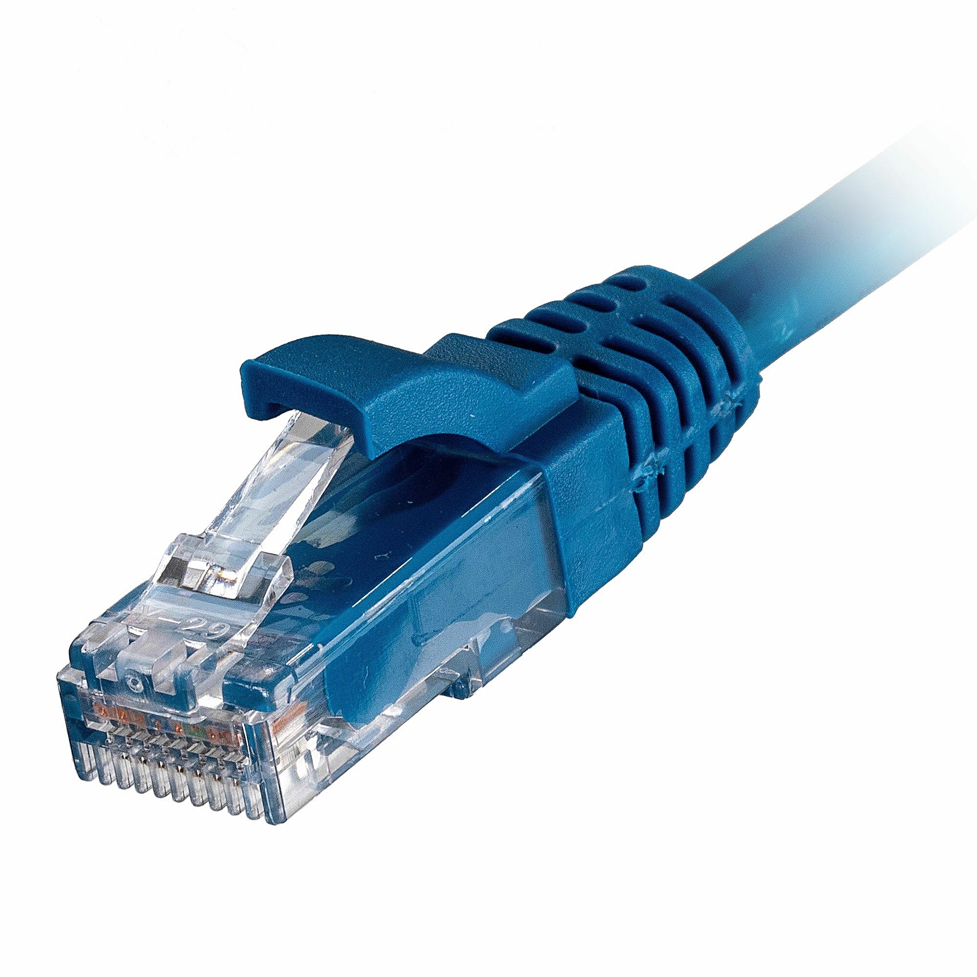 0.3m CAT6 U/UTP Snagless Network Cable Blue LSZH 24AWG PoE++
