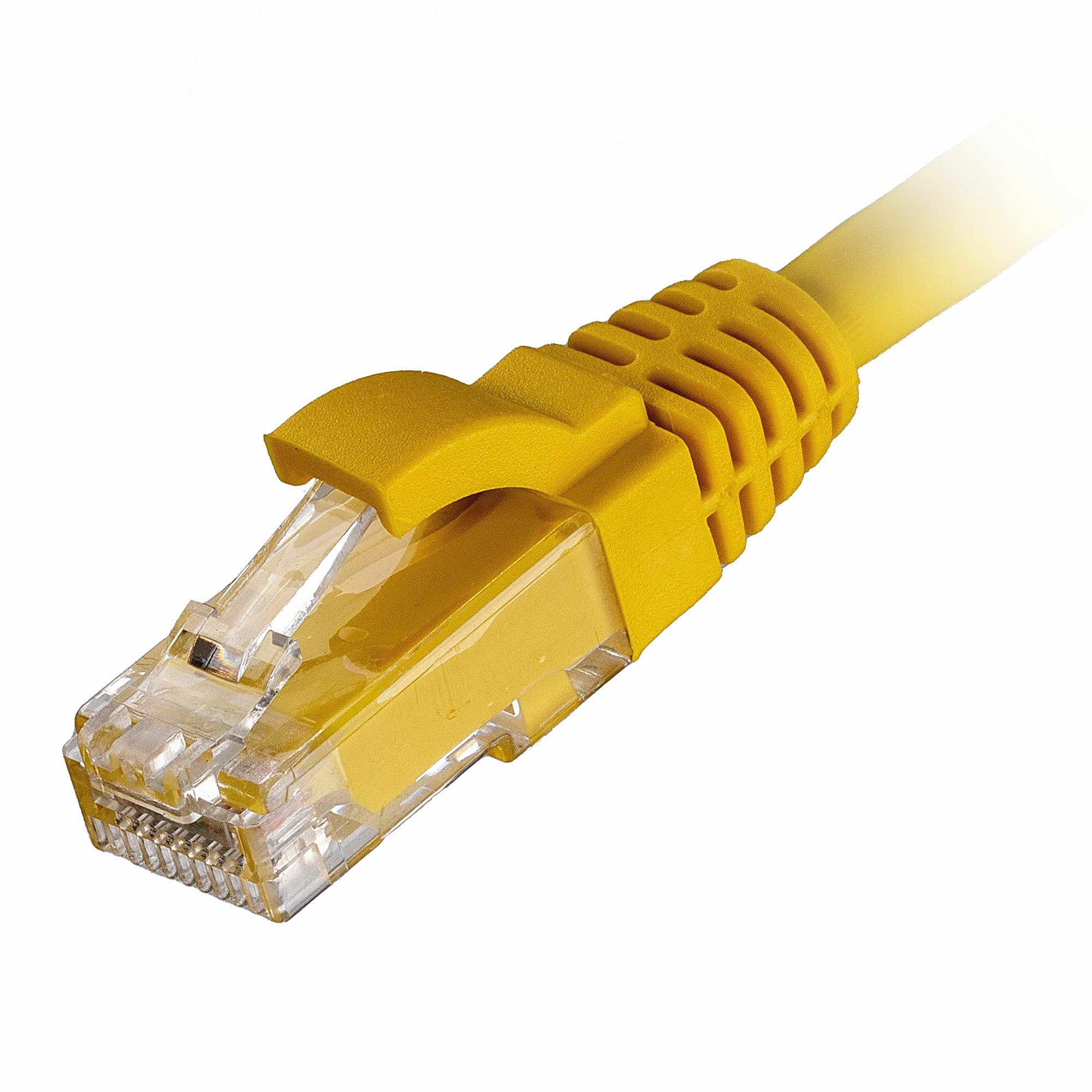 0.3m CAT6 U/UTP Snagless Network Cable Yellow LSZH 24AWG PoE++