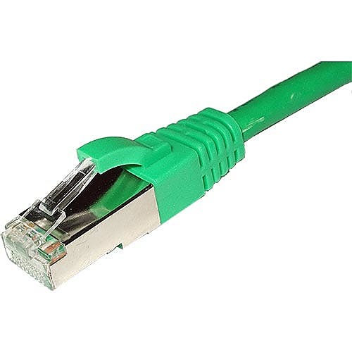 20m CAT6 F/UTP Snagless Network Cable Green LSZH 26AWG