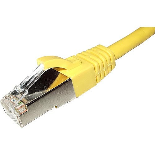 20m CAT5e F/UTP Snagless Network Cable Yellow 26AWG