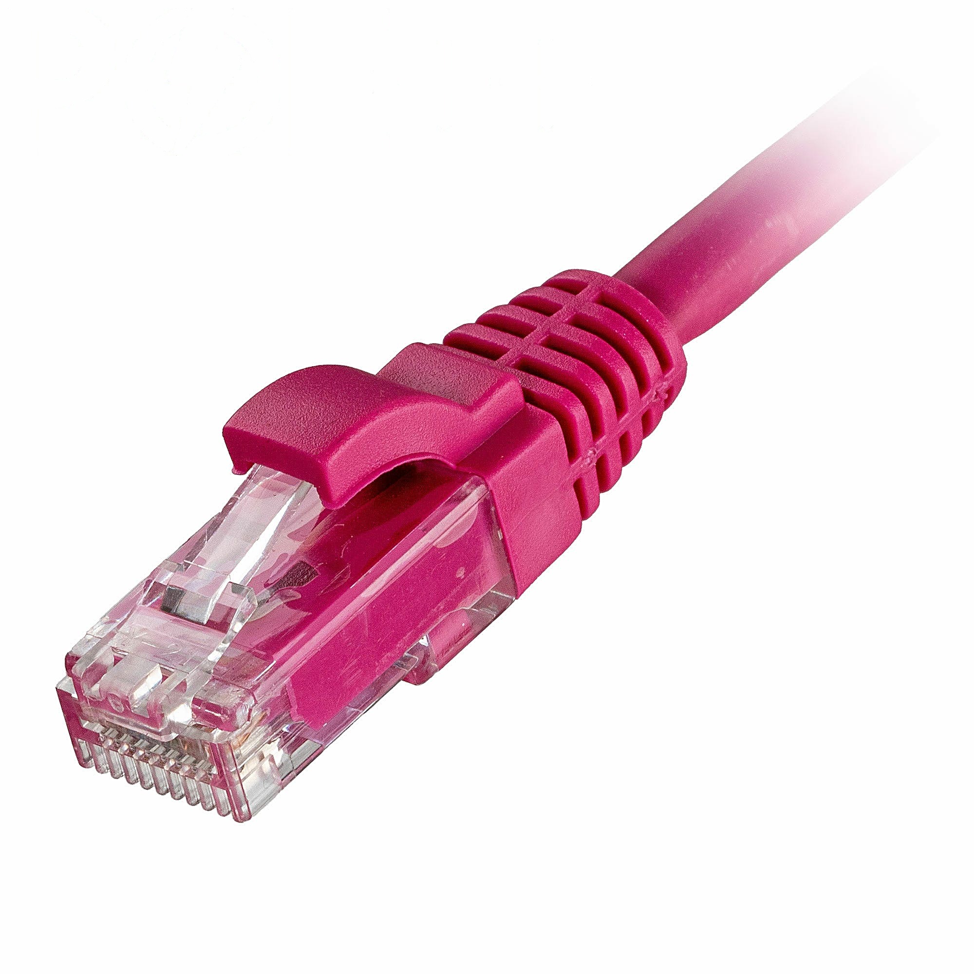 0.3m CAT6 U/UTP Snagless Network Cable Pink LSZH 24AWG PoE++