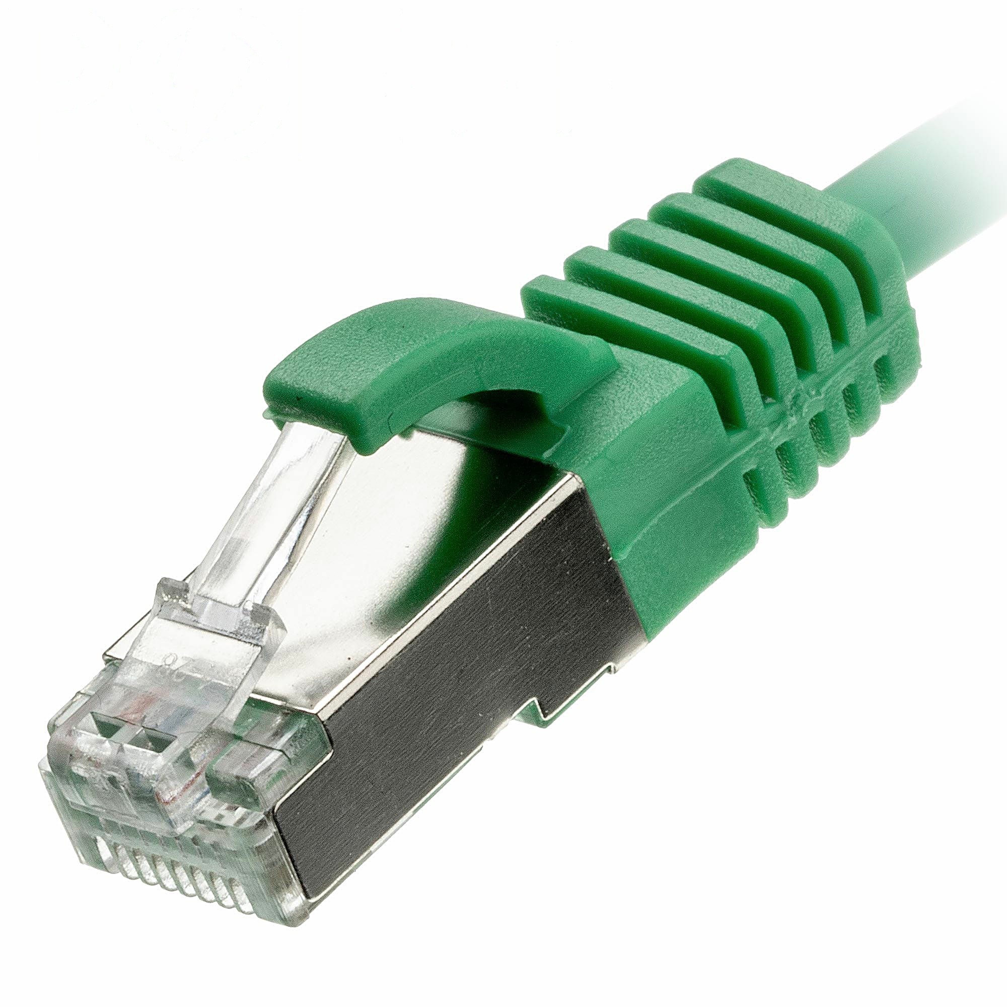 2.5m CAT6A Slim U/FTP Snagless Cable Green LSZH 30AWG PoE++