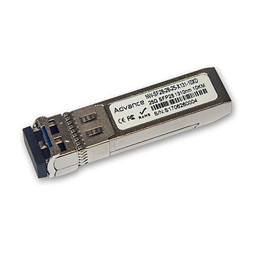 SFP28 25GBASE-LR Optic Module, SM 10km Duplex LC, MSA Compatible