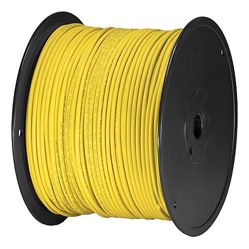 305m CAT5e F/UTP Stranded Network Cable Reel Yellow PVC 26AWG