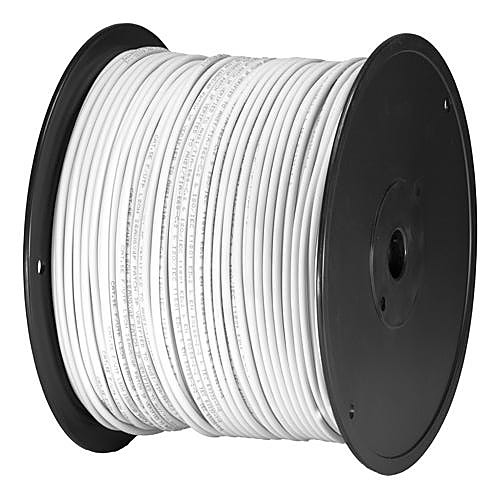 305m CAT5e U/UTP Stranded Network Cable Reel White LSZH 24AWG