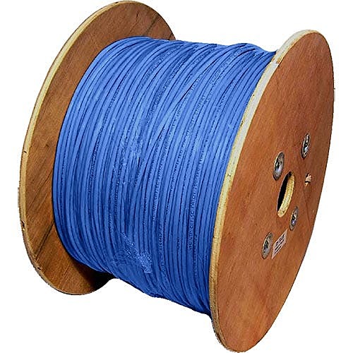 500m CAT6 F/UTP Stranded Network Cable Reel Blue LSZH 26AWG